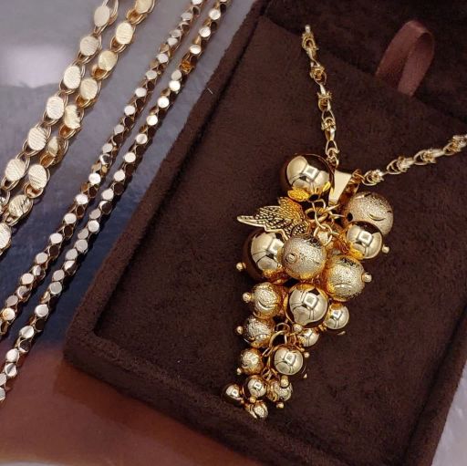 پلاک انگور بدون زنجیر طرح طلا کد 1621 - خرید آنلاین از گالری آداس